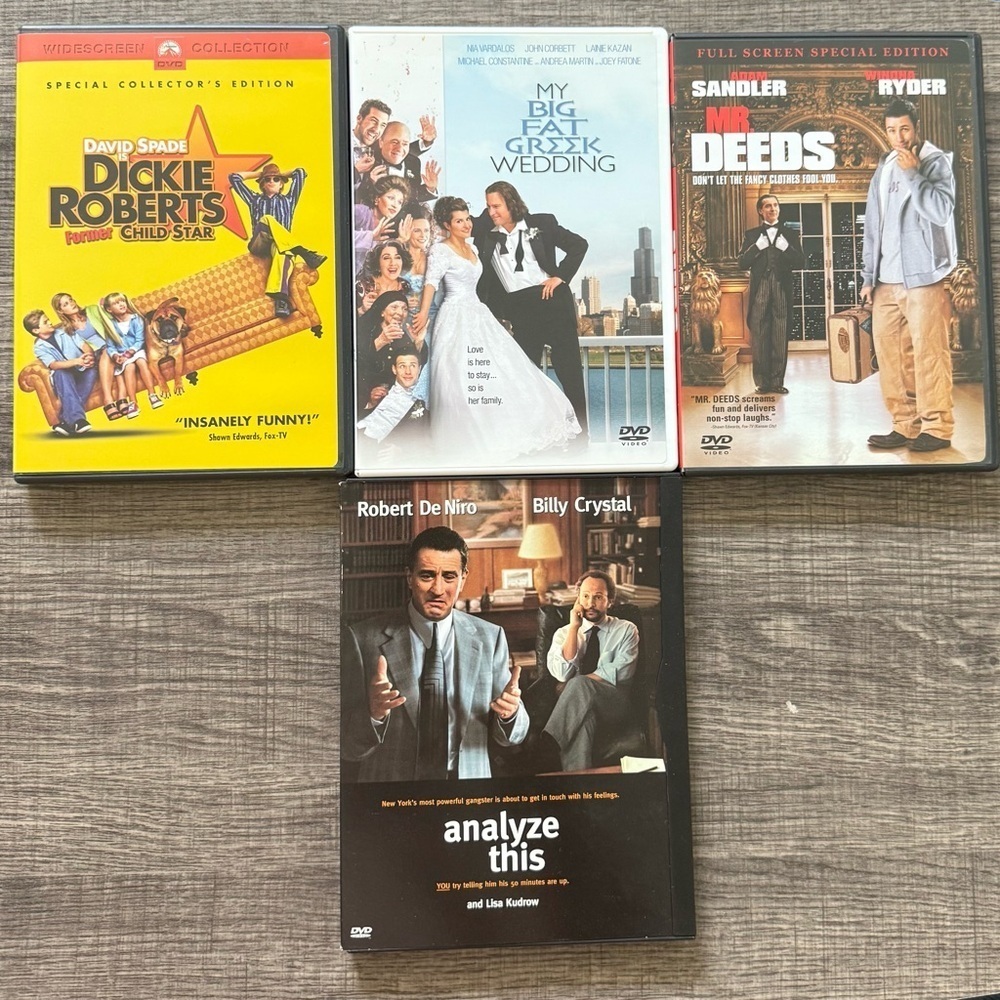 Bundle of 4 dvd movies